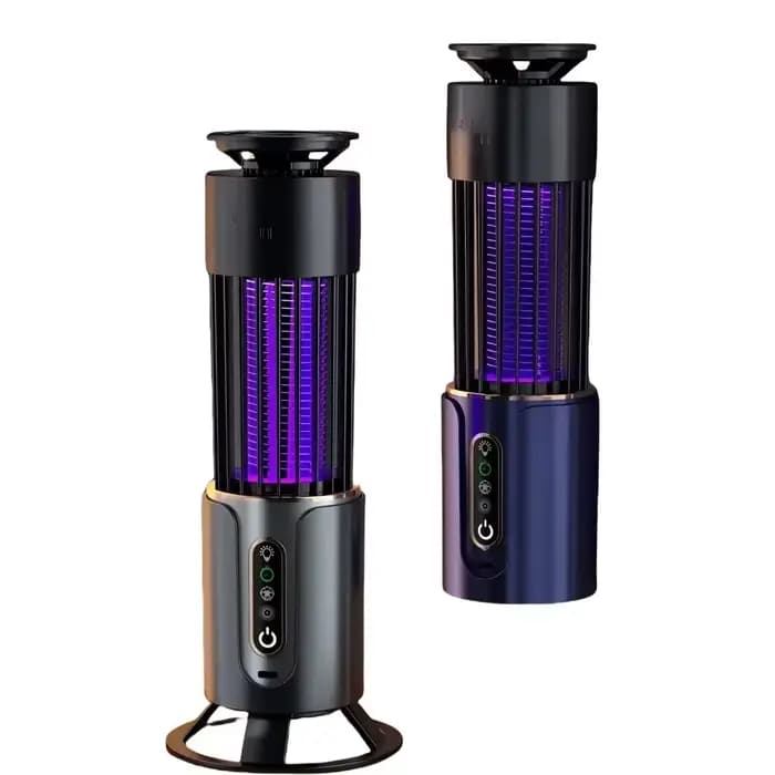 Lampe anti-moustiques HOMEFISH alimentée par USB pour la recharge ou la branchement sur secteur, piège à insectes électrique, lampe anti-moustiques d'extérieur