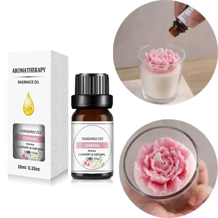 10ml huile essentielle plante organique 33 sabores bricolage aromathérapie plâtre bougie savon faisant arôme parfum