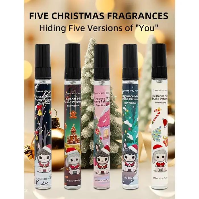 Coffret cadeau de parfum de noël sans alcool, vanille florale fruitée, parfum durable, frais, nouveau Type, envoyer un cadeau pour amis, Spray de parfum