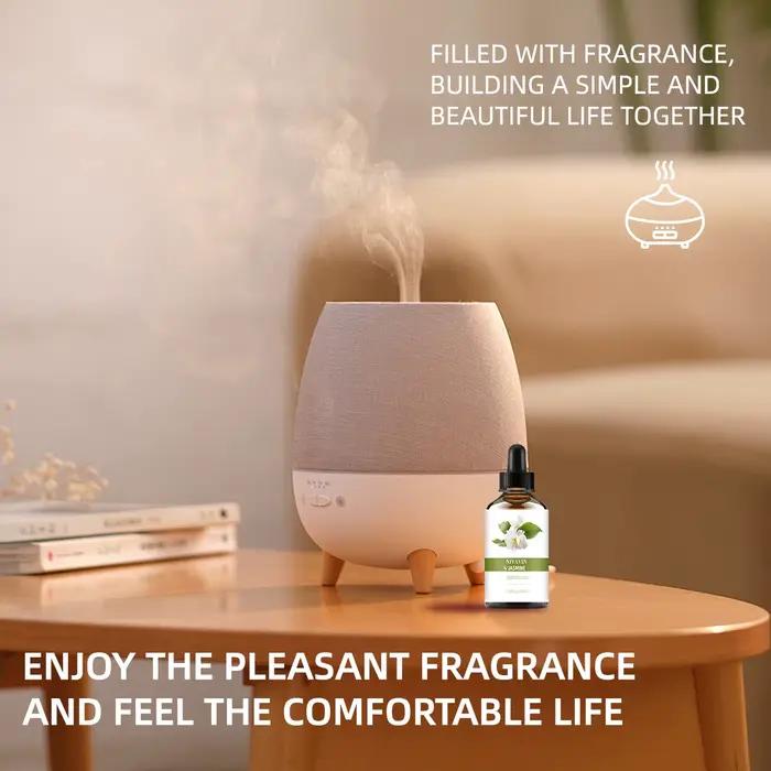 NIVAVIN Huile Essentielle de Jasmin 30ml/60ml/100ml, parfum floral riche, apaisant et calmant, fragrance longue durée, cadeau exquis.
