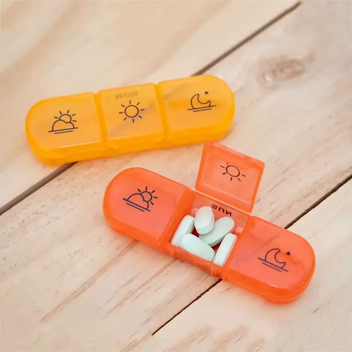 1 ensemble boîte à pilules 7 jours organisateur 21 grilles Portable voyage avec grands compartiments pour vitamines médecine huiles de poisson