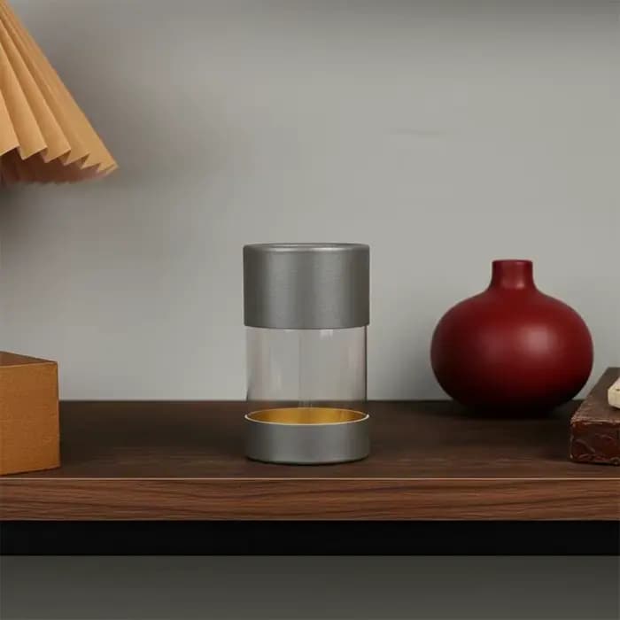 Boîte cylindrique artisanale pour le bricolage, les cadeaux de mariage, les flacons d'aromathérapie et les mélanges d'herbes ﻿