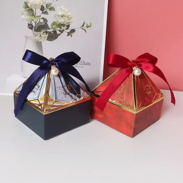 Boîte à Bonbons Bronzante Tour de Gemmes, Emballage Cadeau de Mariage, Uniquement pour Vous, Boîte Cadeau en Papier pour Bonbons au Chocolat, ixPréChristophe