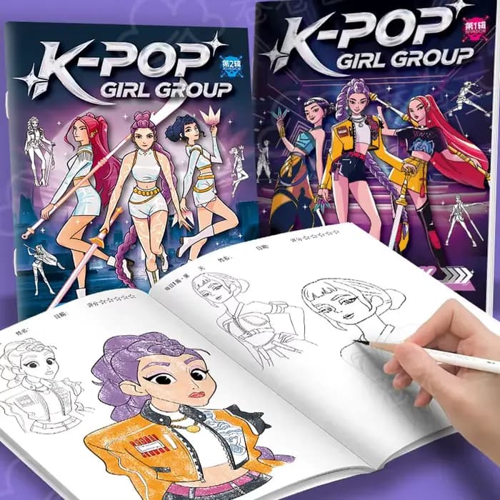 Livres de coloriage, dessins animés, livres de croquis pour enfants, livre d'images, cadeau d'anniversaire pour enfant / cadeau de Noël