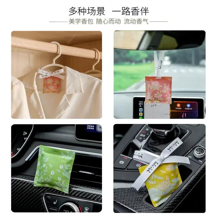 Coffret cadeau d'aromathérapie : Sachets parfumés pour armoire, sachets suspendus pour voiture et pochettes parfumées pour la maison