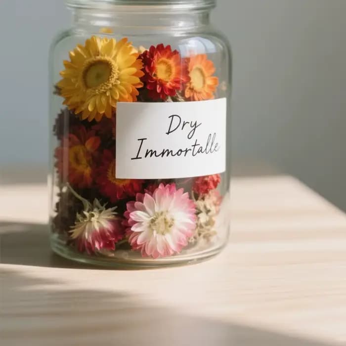 Premium naturel Immortelle décor à la maison Helichrysum fleur séchée bougie Essence arôme pour savon parfum Essence fabrication