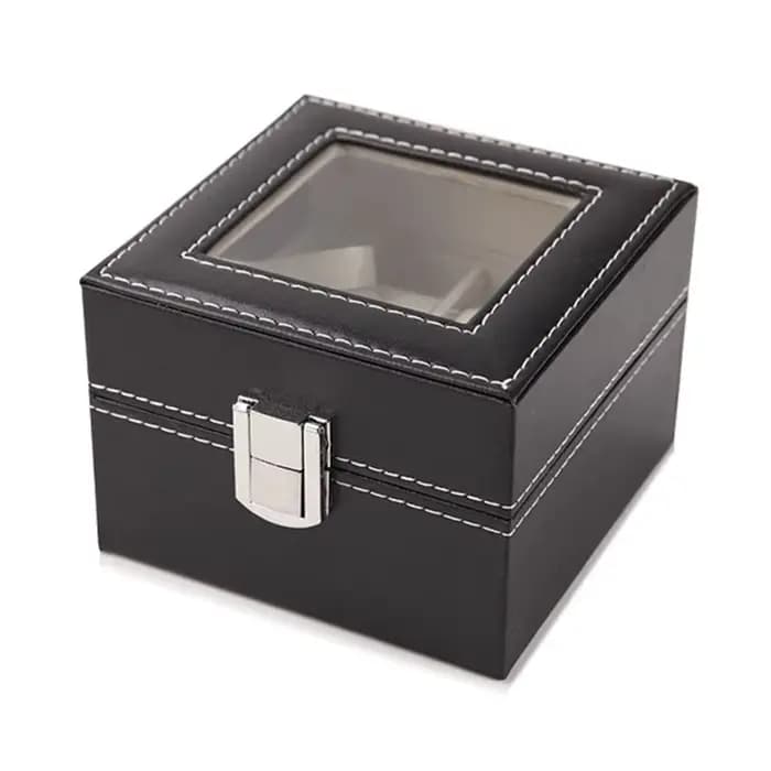 WELLZONE – boîte à bijoux multifonctionnelle de grande capacité, boîte de rangement d'accessoires haut de gamme, boîte d'organisation de lunettes de soleil en cuir