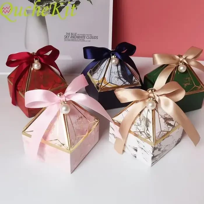 Boîte à Bonbons Bronzante Tour de Gemmes, Emballage Cadeau de Mariage, Uniquement pour Vous, Boîte Cadeau en Papier pour Bonbons au Chocolat, ixPréChristophe