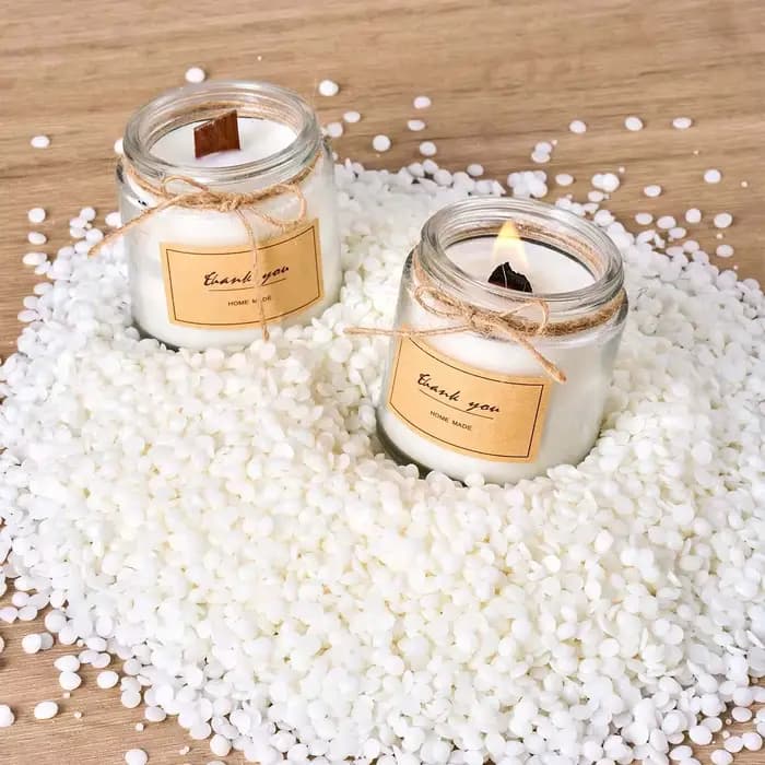 Particules de cire de soja naturelle 500g/1Kg, matière première pour bougies d'aromathérapie, 100% sans additifs, utilisées pour la fabrication de bougies DIY