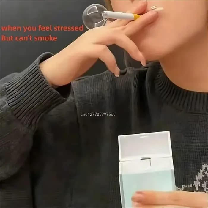 Boîte à cigarettes à bulles de jouet simulée, créative et amusante, pour la décompression des adultes, blague à bulles abstraite