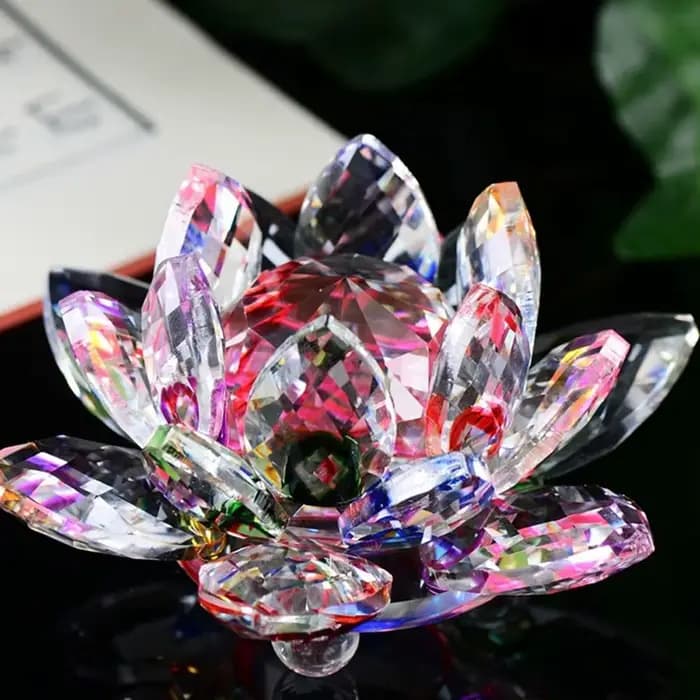 Figurine de Fleur Annie en Clip, Décoration de Mariage à Domicile, Collection Artisanale en Verre, Presse-Papiers, Ornements de Table, Cadeaux Souvenirs
