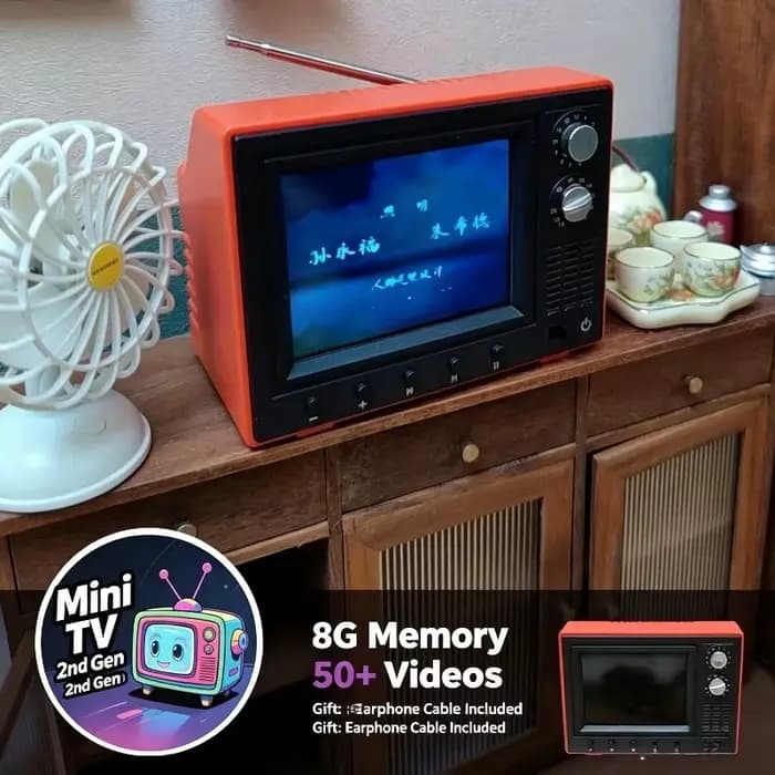 Mini téléviseur rétro 2