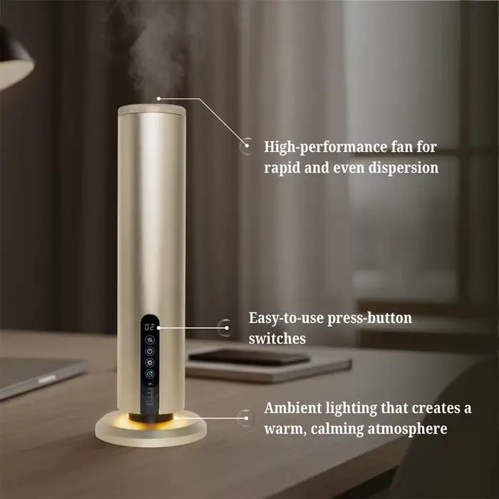 Nouveaux diffuseurs d'ambiance pour hôtels, diffuseur sans eau pour la maison, grande couverture, diffuseur d'aromathérapie avec minuterie, contrôle par application Bluetooth, machine à parfum