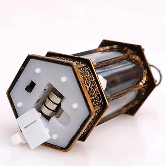 Lanterne Led à bougie alimentée par batterie, Mini lanternes de décoration, veilleuse portative, petite bougie pour fête de noël