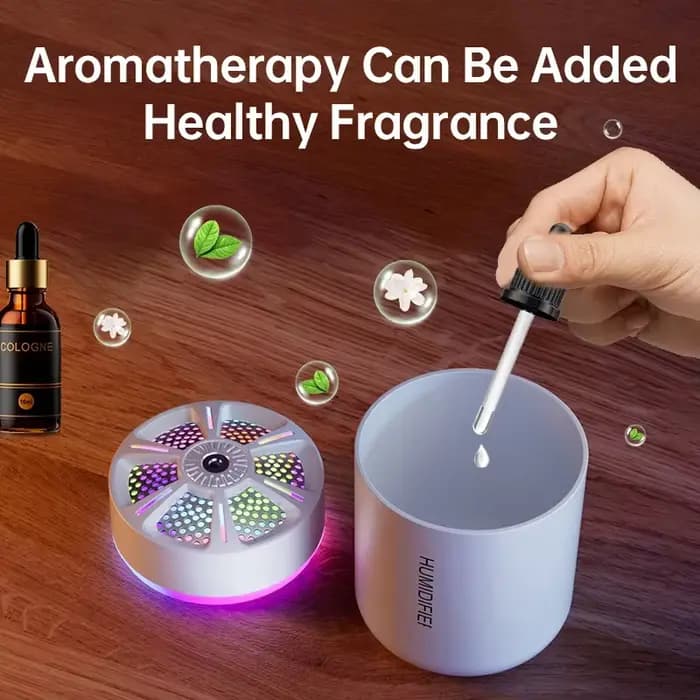 Mini humidificateur d'air électrique USB 180ML, diffuseur d'arôme, purificateur d'huile essentielle, brumisateur d'aromathérapie, lumières pour voiture, maison, chambre à coucher