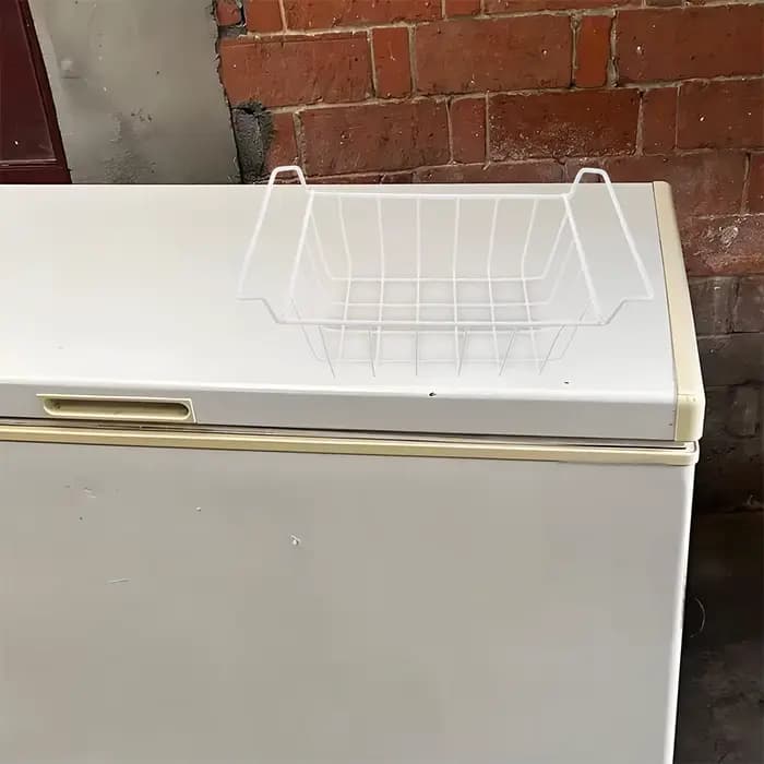 Étagère de rangement grande capacité pour congélateur, panier en fil métallique empilable pour congélateur coffre, réfrigérateur profond, étagère métallique antirouille pour réfrigérateur