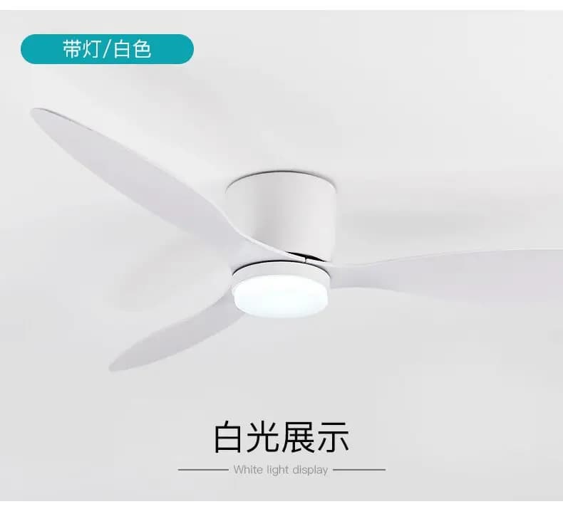 42 52 pouces ventilateurs de plafond avec lumières Led 3 couleurs 6 vitesses ventilateurs de moteur 