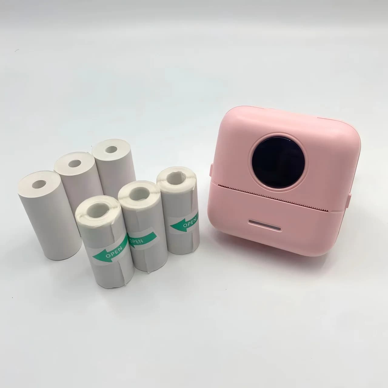 Mini imprimante portable, impression d'étiquettes sans encre HD, haute résolution 203 dpi pour photo