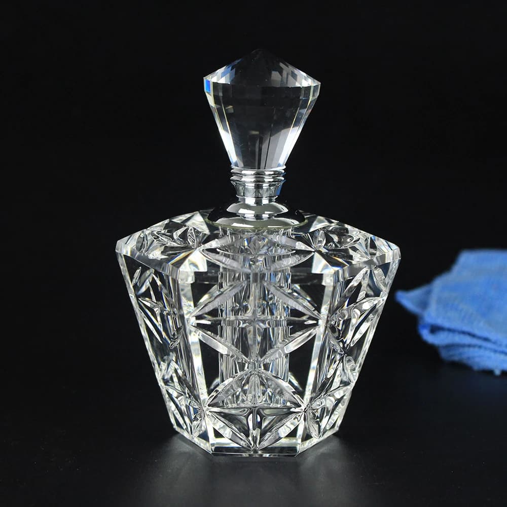 Bouteille de parfum en cristal de 12ML, bouteille d'huile essentielle rechargeable, bouteille cosmét