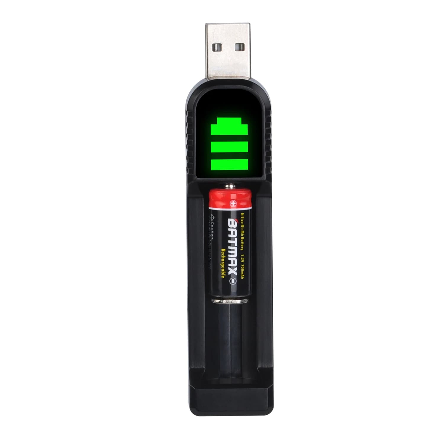 Batterie rechargeable 1,2 V NiMH N - Cellule et chargeur de piles taille N LR1 E90