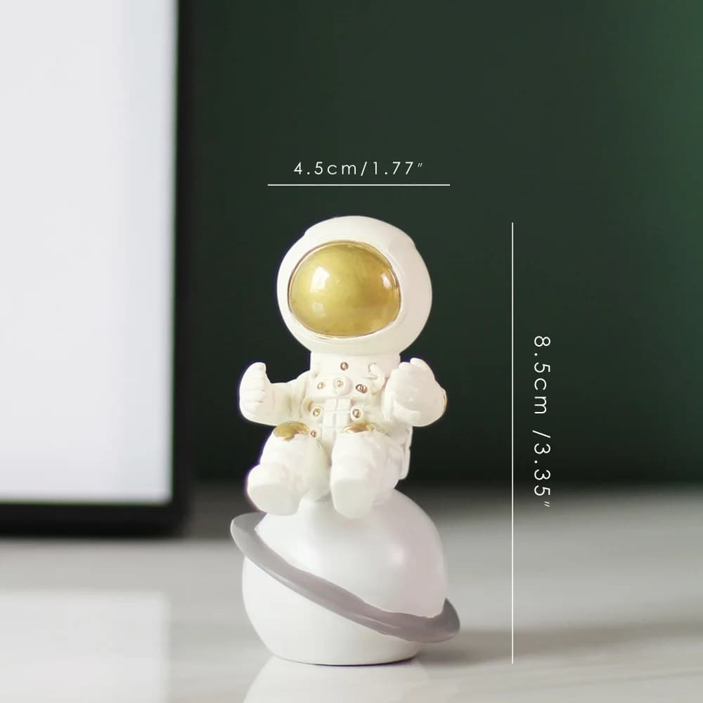 Figurines d'astronome modernes pour la décoration intérieure, cadeau d'anniversaire pour homme et pe