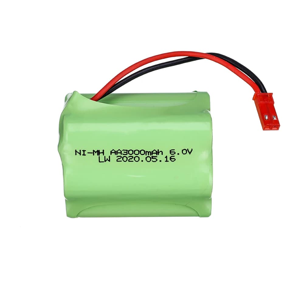 Batterie NiMH 6V 3000mah et chargeur jst 6v Rechargeable pour jouets Rc, voitures, chars, camions, R