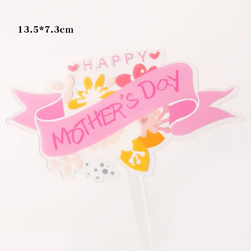 Décoration d'arbre pour mère et bébé, décoration de gâteau d'anniversaire pour enfants, fournitures 