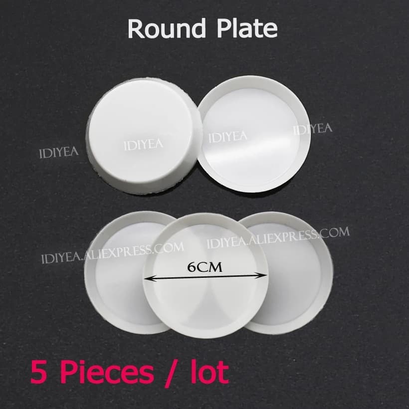 Plateau de cristaux en forme de tasse ronde pour transporter des accessoires, des pierres, des perle