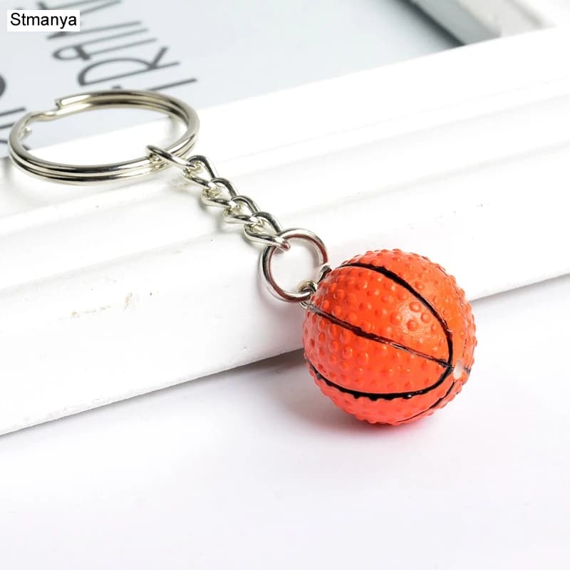 Porte-clés de voiture de basket-ball de football pour hommes et femmes, porte-clés de voiture de gol