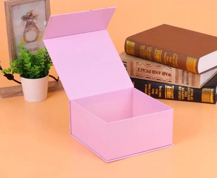 Emballage de boîte-cadeau en papier de carton rigide personnalisé, emballage de boîte-cadeau pliante