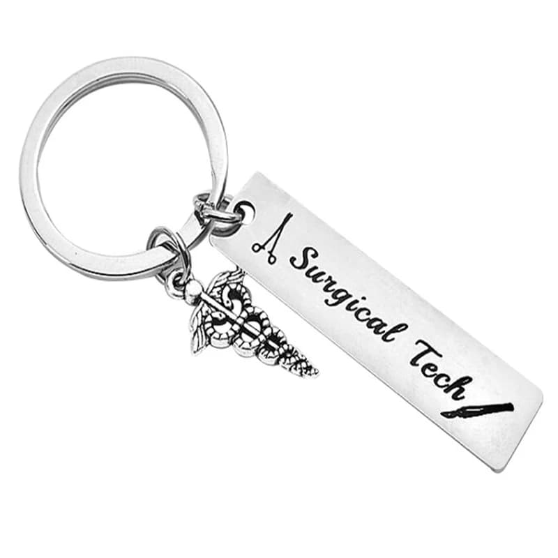 Porte-clés technologie chirurgicale, bijoux, breloque, pour infirmière chirurgicale, médecin et étud
