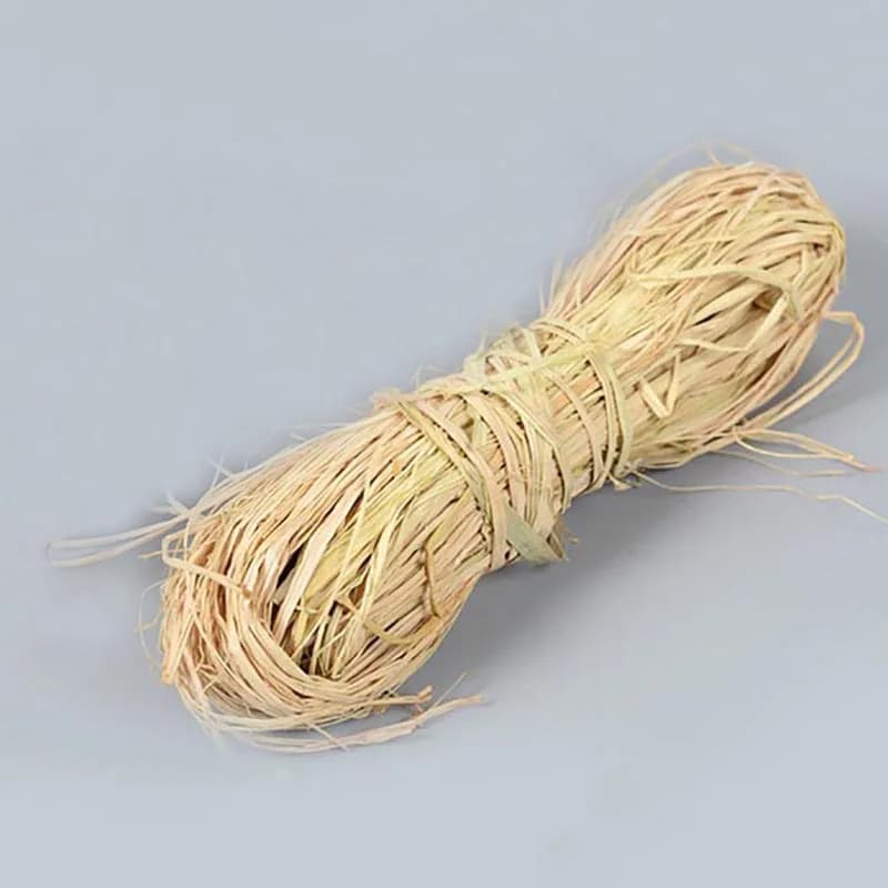 Corde naturelle en raphia pour faire-part de mariage, artisanat, bricolage, cadeau d'emballage, remp