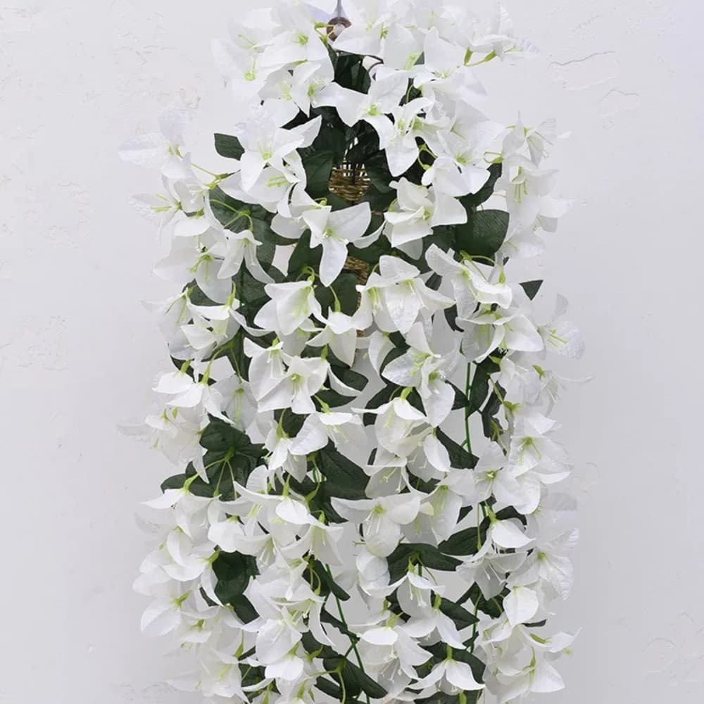 Bougainvilliers artificiels réalistes résistants aux UV, fausses fleurs en soie, plantes longues et 