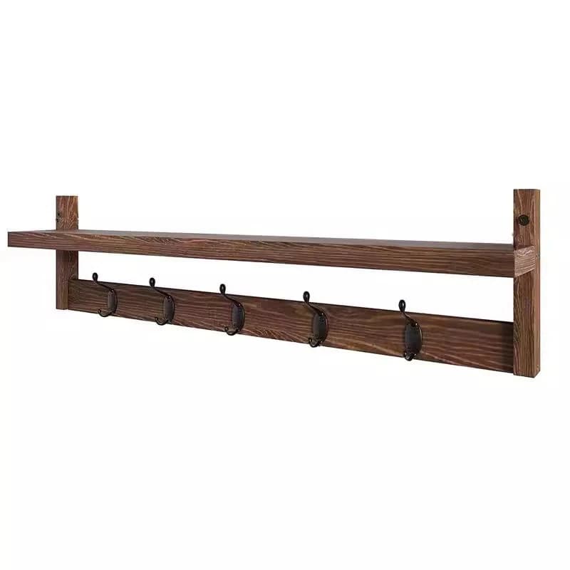 Étagères de salle de bain en bois, étagères murales de salle de bain, support de rangement de cuisin