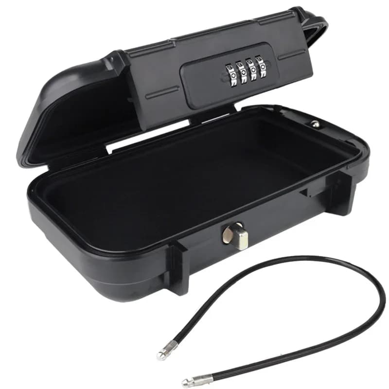 Coffre-fort Portable étanche pour l'extérieur, coffre-fort de plage avec câble métallique, coffre-fo