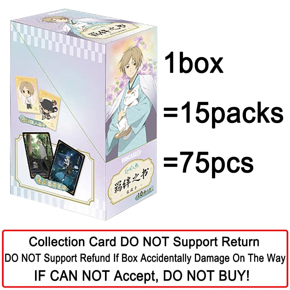 Carte de collection authentique VANCARD de la série Natsume Yuujinchou, produit périphérique d'anime