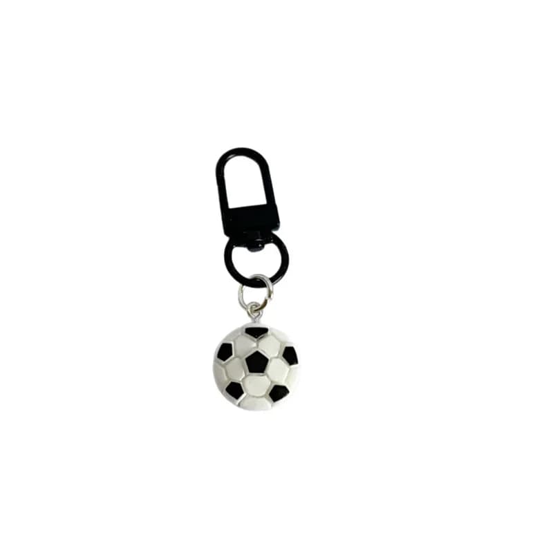 Porte-clés sportif en métal en forme de ballon de football, cadeau amusant pour les joueurs, porte-c