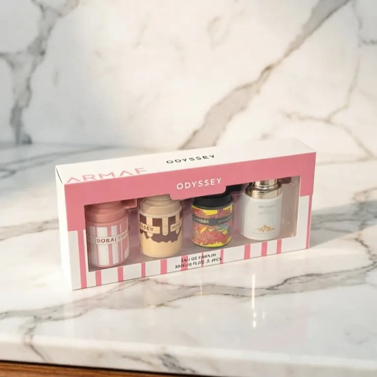 Coffret cadeau Odyssey Spectra 4 pièces 30 ml le plus vendu : Parfum pour femmes et hommes avec ther