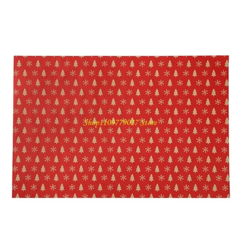 C4DF – papier d'emballage pour cadeaux noël, feuilles épaisses conviviales, décoration vacances, 50x