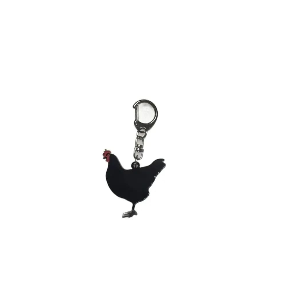 Accessoire suspendu coq poulet acrylique porte-clés acrylique créatif sac à dos pendentif drôle poul