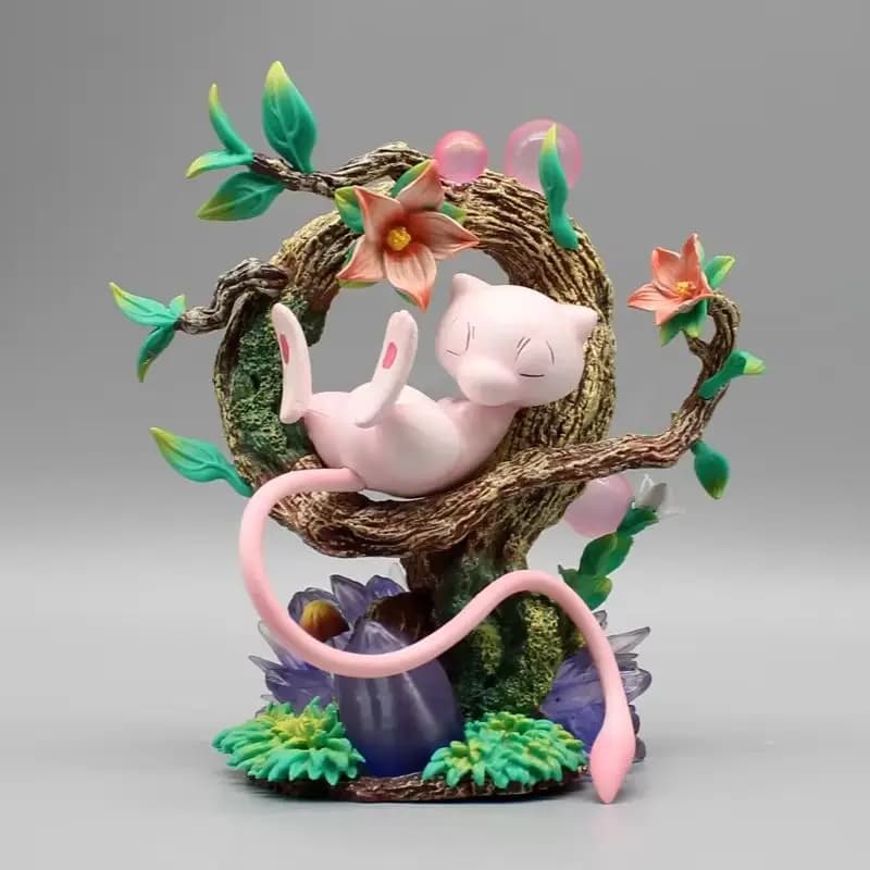 Nouveau 15 cm Pokemon Mewtwo Anime Figure Gk mignon Mew luminescent Manga Statue Pvc Action Figurine