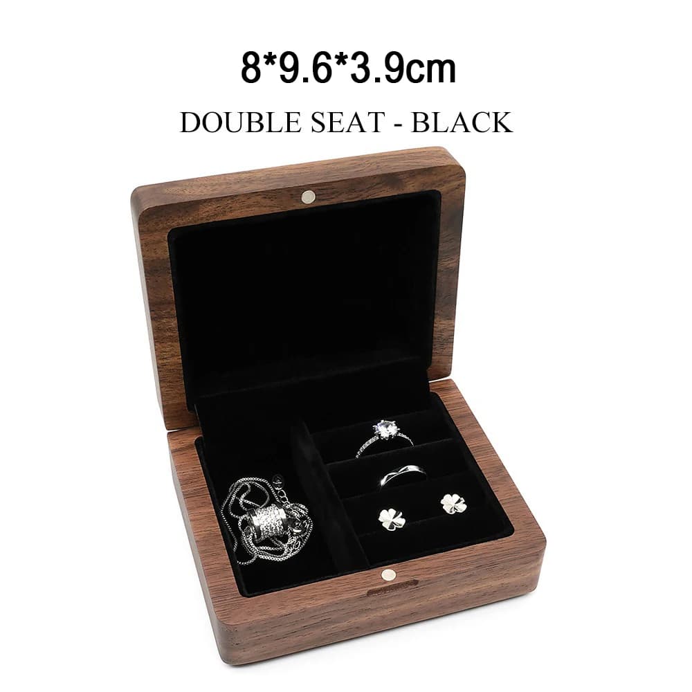 Boîte à bijoux haut de gamme pour dîner d'anniversaire, boîte de rangement anti-poussière pour brace
