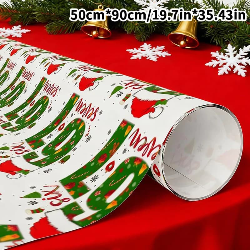 67 Papier d'emballage de Noël, 6 7 papier d'emballage, 67 emballages cadeaux de Noël amusants pour e