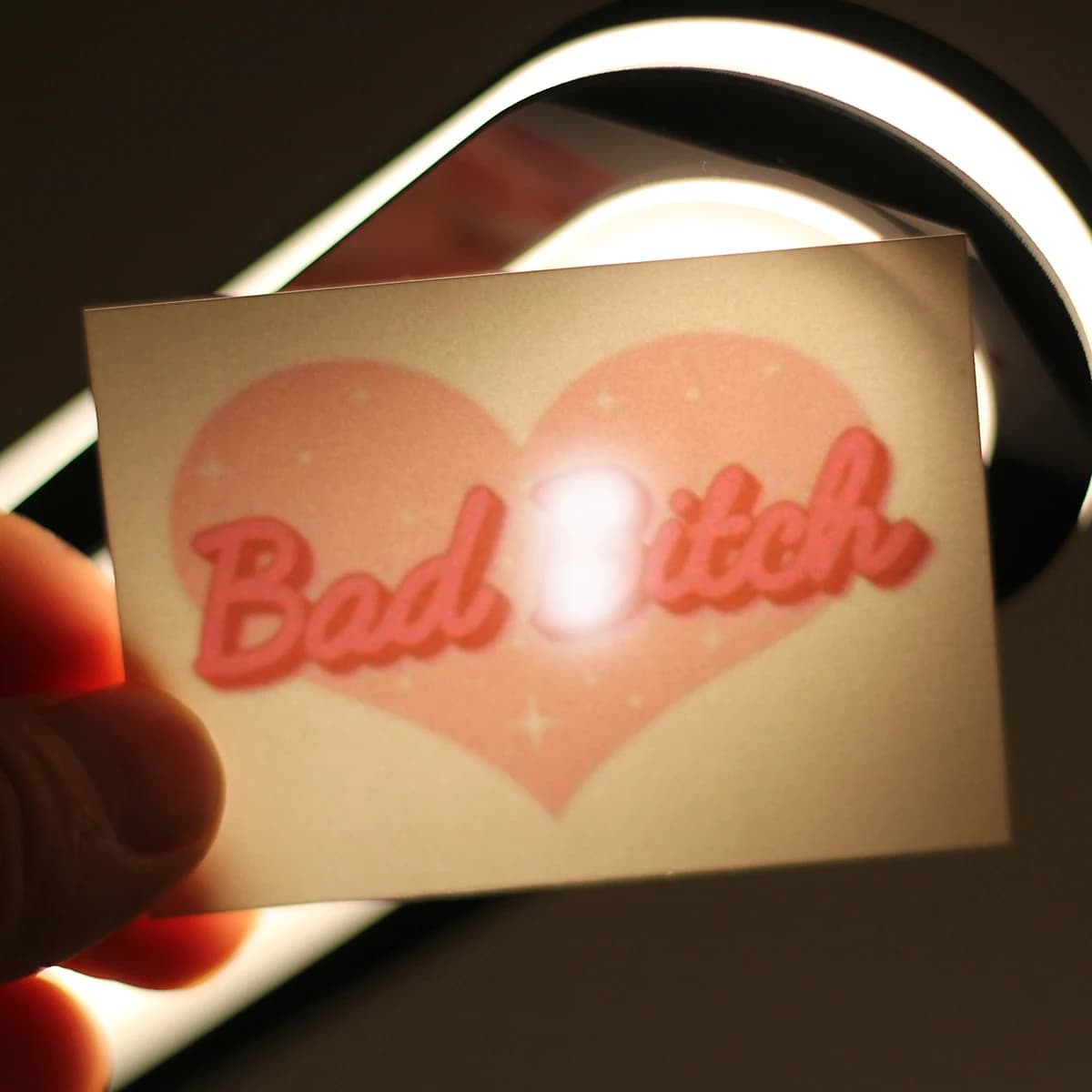 Tatouages temporaires de lettre anglaise Bad B, autocollant imperméable pour adulte.