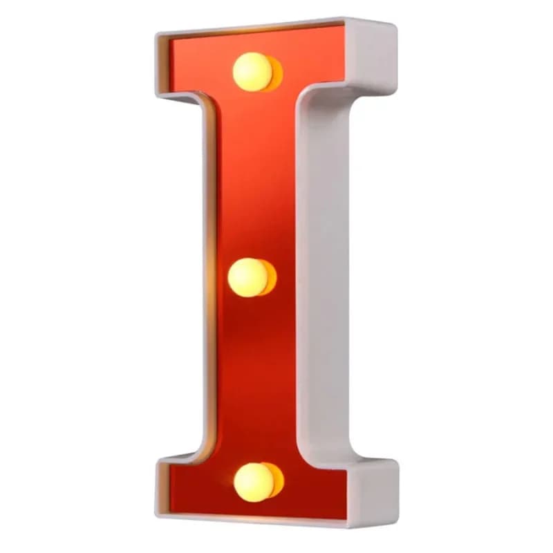 Lettres lumineuses LED de 16 cm, 26 lettres de l'alphabet anglais, lettres lumineuses pour la maison