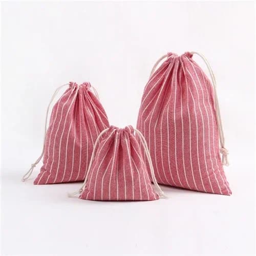 Sacs de proximité en coton Wstring pour mariage, cadeau de Noël, bricolage, petites pocommuniste uni