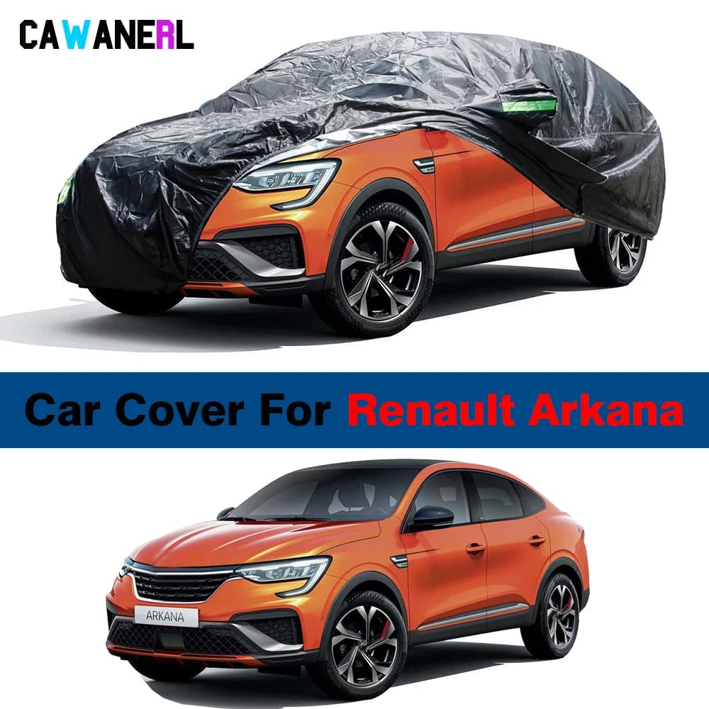 Juste de voiture noire étanche pour Renault Arkana 2019-2025, protection extérieure contre le soleil
