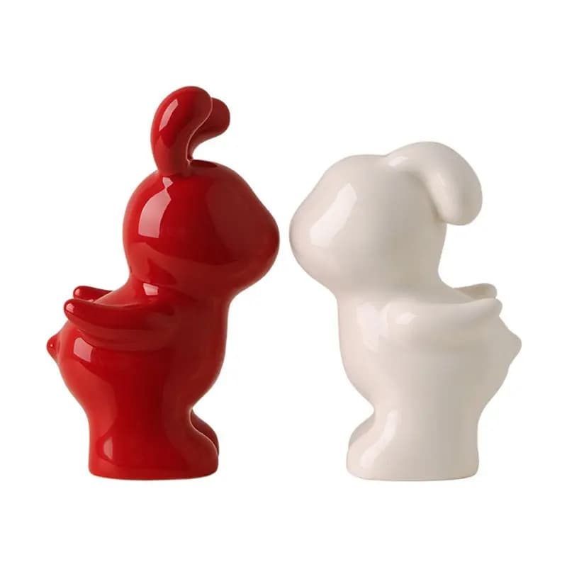 A69efor pour mariages, décoration de la maison et souvenirs - 1 ensemble/2 pièces de charmante statu