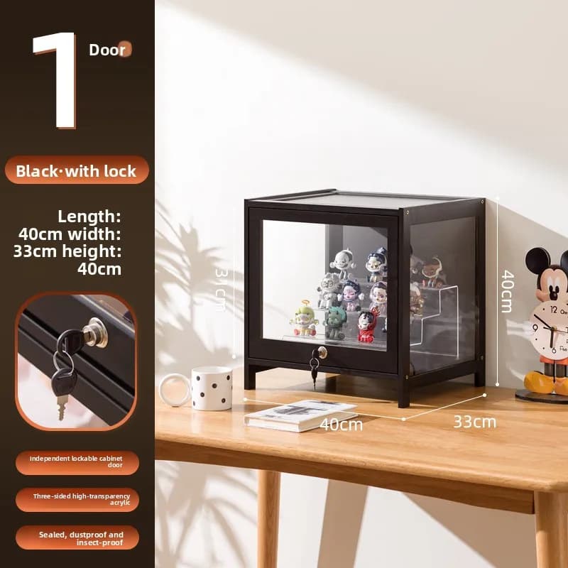 Boîte de rangement pour figurines, vitrine de présentation pour boîtes Lego au sol, armoire de range