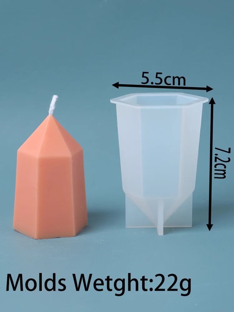 Moule en silicone pour bougie en forme d'étoile et de lune, ornement de reine en forme de fleur, out